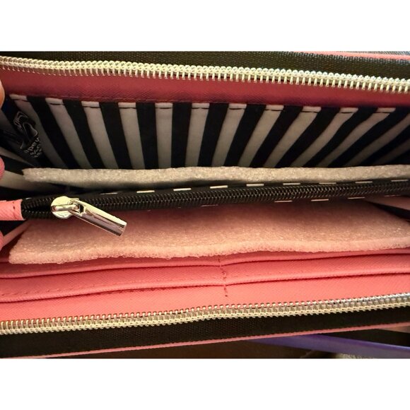 Marc Tetro Large Pink Zip Around Yorkie Yorkshire Terrier Dog Wallet - New - Picture 5 of 5